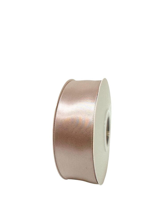 1.5 Inch Polyester Single Satin Ribbon (50 Yards) - Taupe -- 9 Per Case