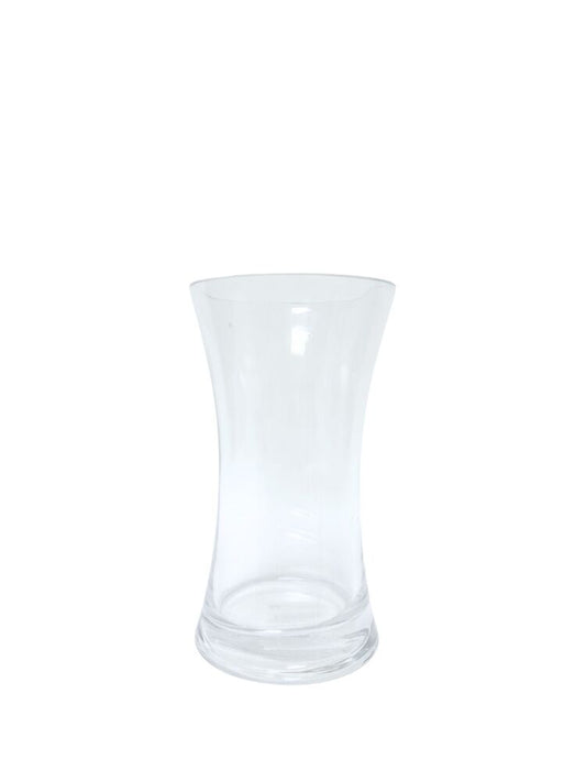 8 Inch Clear Hour Glass Vase 4.75W x 8H -- 12 Per Case
