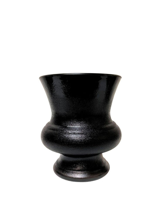 10 Inch Black Plastic Urn 8W x 10H -- 6 Per Case