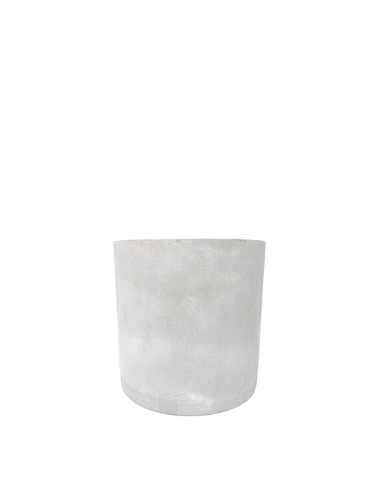 5 Inch Gray Cylinder Cement Planter 5W x 5H -- 8 Per Case