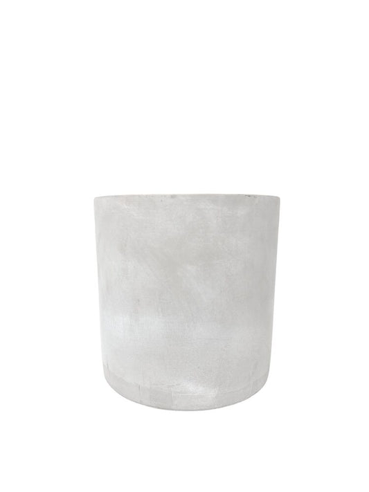 6 Inch Gray Cylinder Cement Planter 6W x 6H -- 8 Per Case