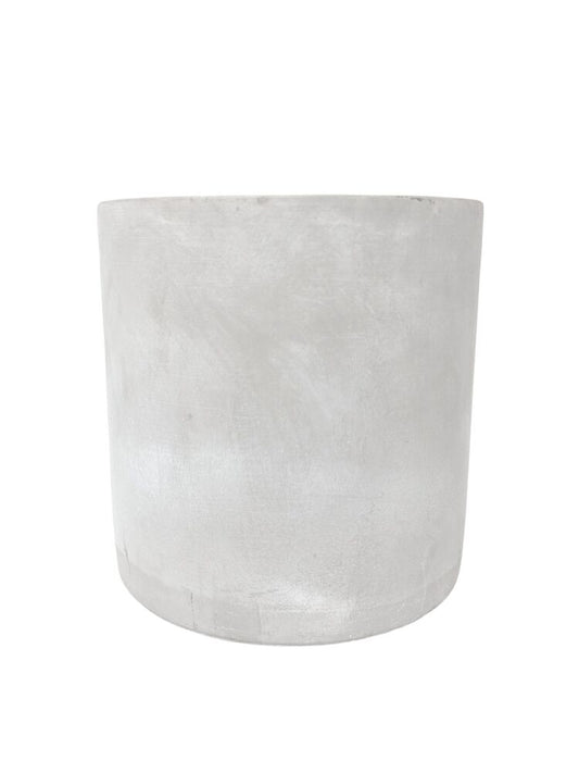 9 Inch Gray Cylinder Cement Planter 9W x 9H -- 2 Per Case