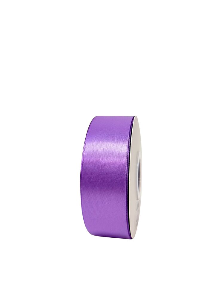 1.5 Inch Polyester Single Satin Ribbon (50 Yards) - Grape -- 9 Per Case