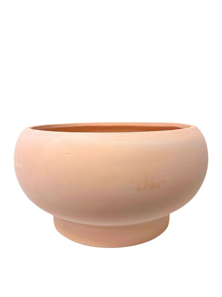 6.5 Inch Apricot Bowl Terracotta Planter 12W x 6.5H -- 2 Per Case