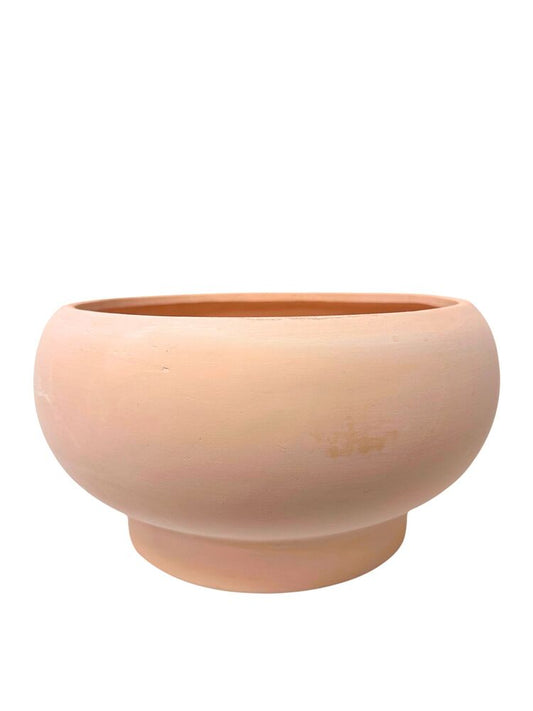 6.5 Inch Apricot Bowl Terracotta Planter 12W x 6.5H -- 2 Per Case