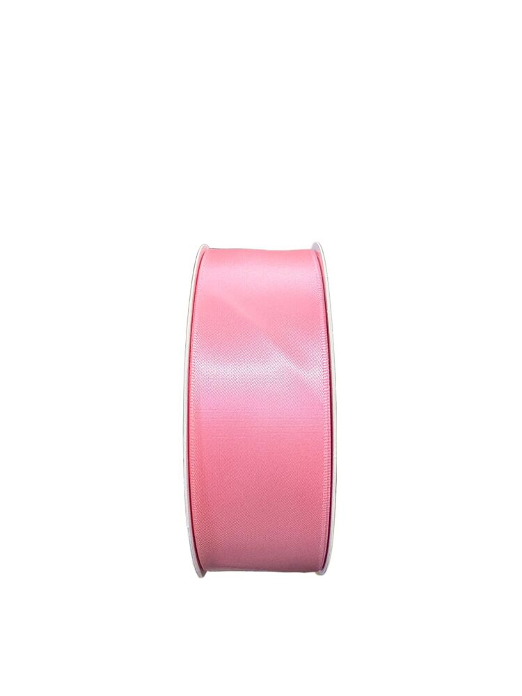1.5 Inch Polyester Single Satin Ribbon (50 Yards) - Pink -- 5 Per Case