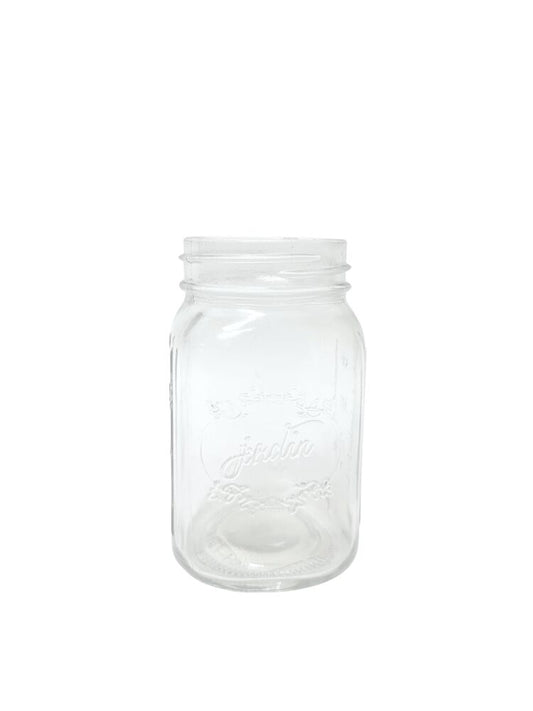 5.5 Inch Clear Mason Jar Glass Vase 3W x 5.5H -- 24 Per Case